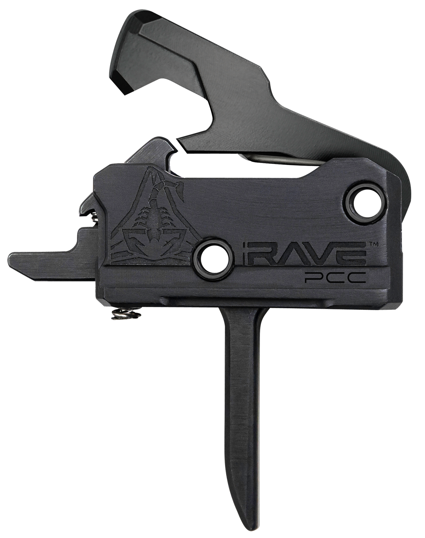 Rise Trigger Rave Pcc Flat - 3.5lb Ar-15 W/anti Walk Pins