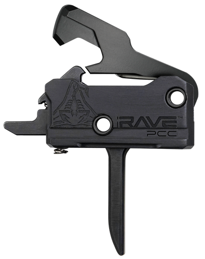 Rise Trigger Rave Pcc Flat - 3.5lb Ar-15 W/anti Walk Pins