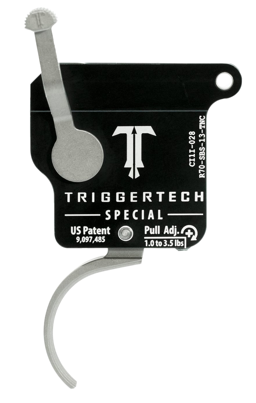 Triggertech Rem 700 Special Single Stage Triggers Stainless Traditional Curved Top Safety Rh