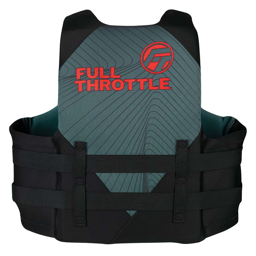Full Throttle Adult Rapid-Dry Life Jacket - S/M - Grey/Black