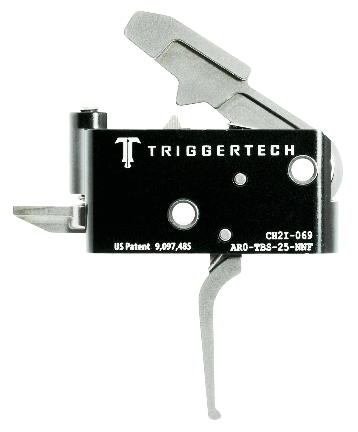Triggertech Ar15 Adaptable Two Stage Triggers Stainless Straight Flat
