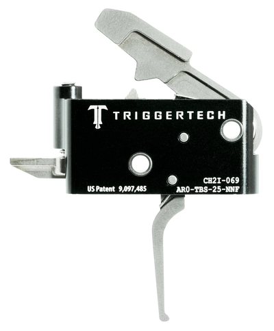 Triggertech Ar15 Adaptable Two Stage Triggers Stainless Straight Flat