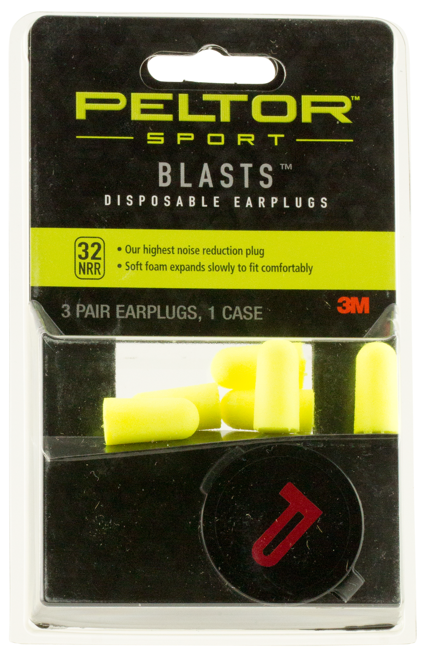 3m Peltor Sport, Pel 97080          Blasts Disposable Earplugs