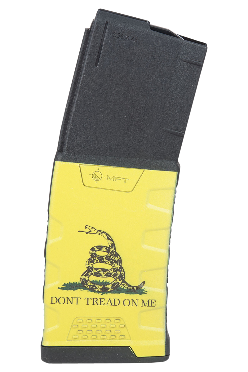 Mft Extreme Duty Polymer Mag Gadsden Flag 30 Rd. 5.56x45mm/223 Rem./300 Aac