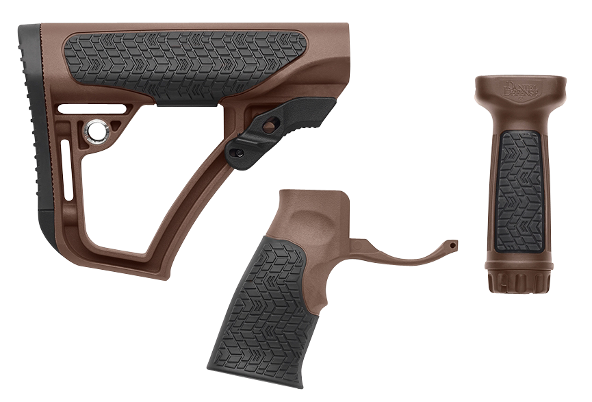 Daniel Def. Ar15 Furniture Kit - Brown Mil-spec