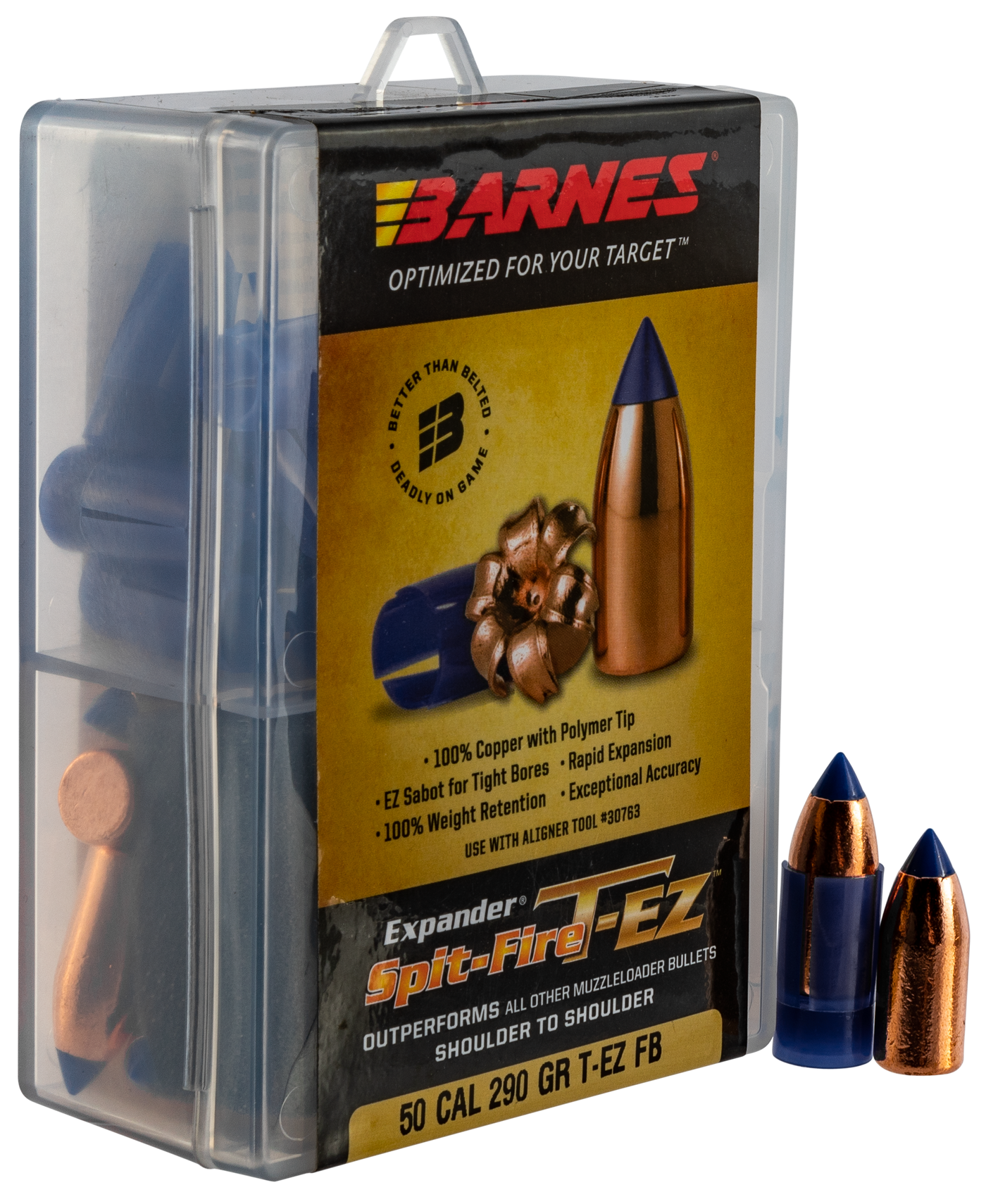 Barnes Bullets Spit-fire T-ez, Brns 30592 .451 50c 290 T-ez Fb     15