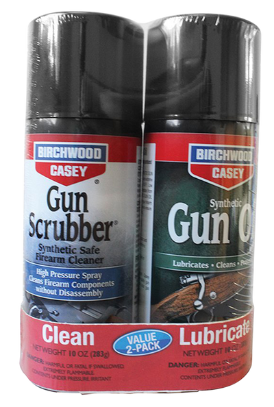 Birchwood Casey Gun Scrubber Synthetic Gun Oil Combo Pack