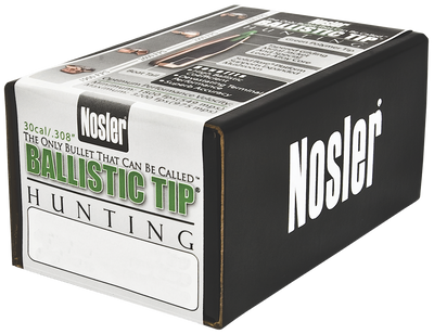 Nosler Ballistic Tip Hunting Bullets .30 Cal. 168 Gr. Spitzer Point 50 Pk.