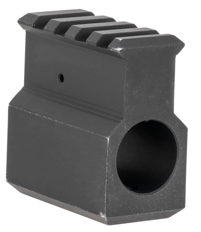 Lbe .750 Gas Block W/rail Blk