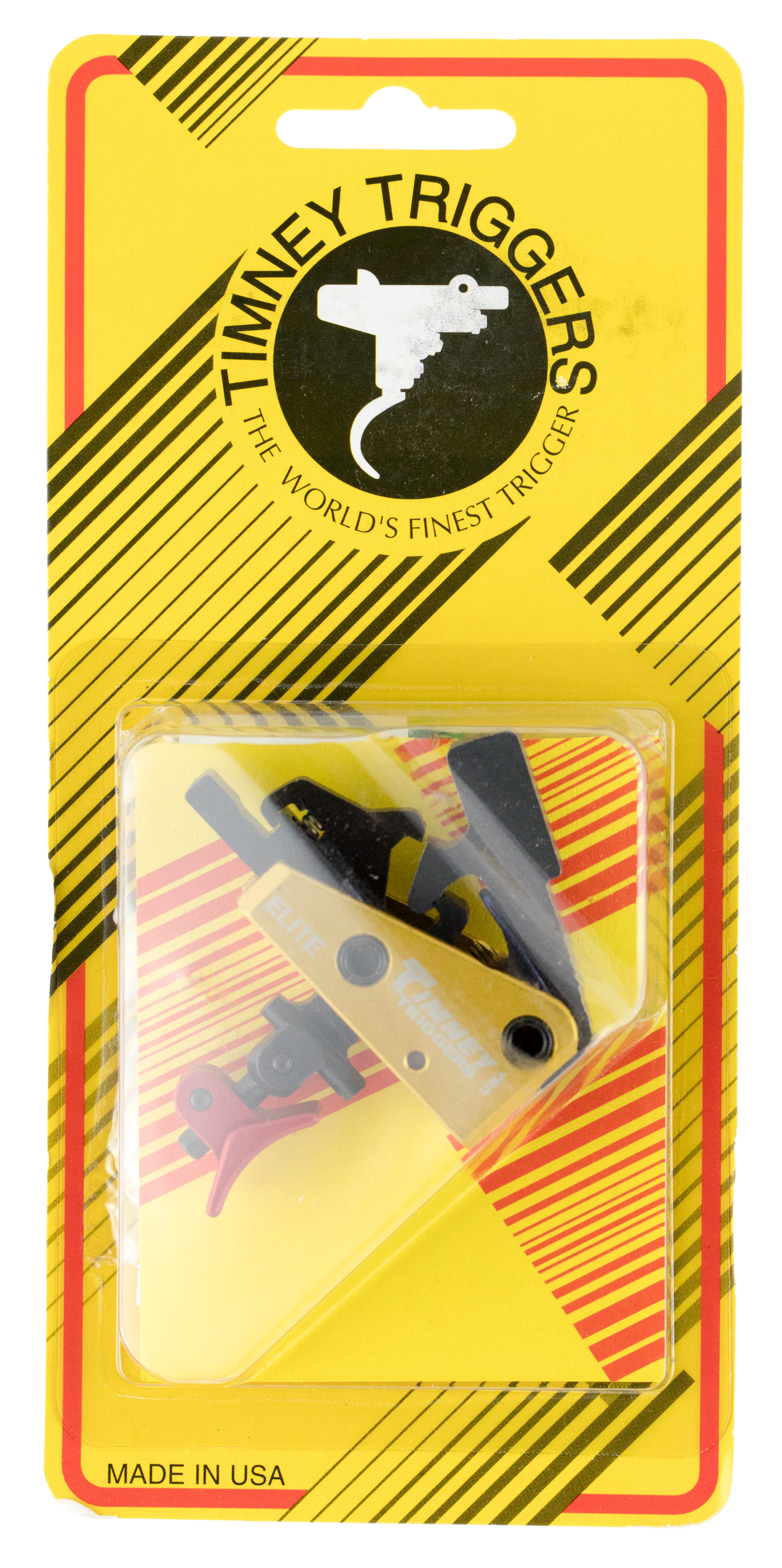 Timney Ar-15 Calvin Elite Trigger Red Adjustable Shoe 1.5 Lb.