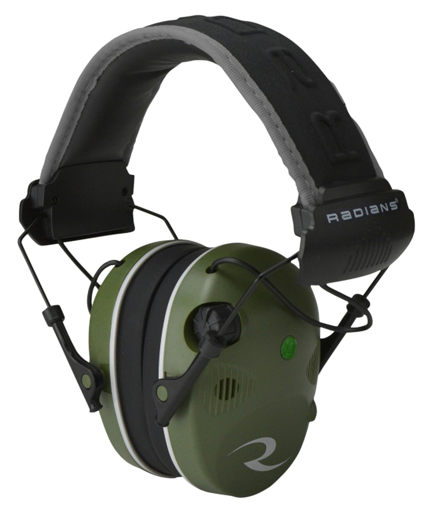 Radians R3400 Quad Mic Electronic Earmuff Military Green/black