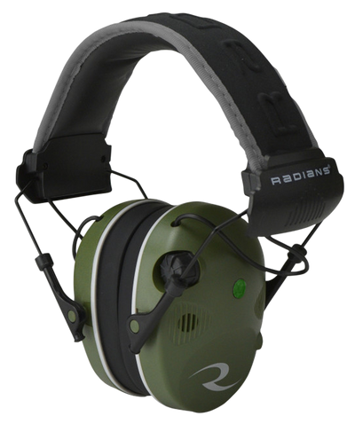 Radians R3400 Quad Mic Electronic Earmuff Military Green/black