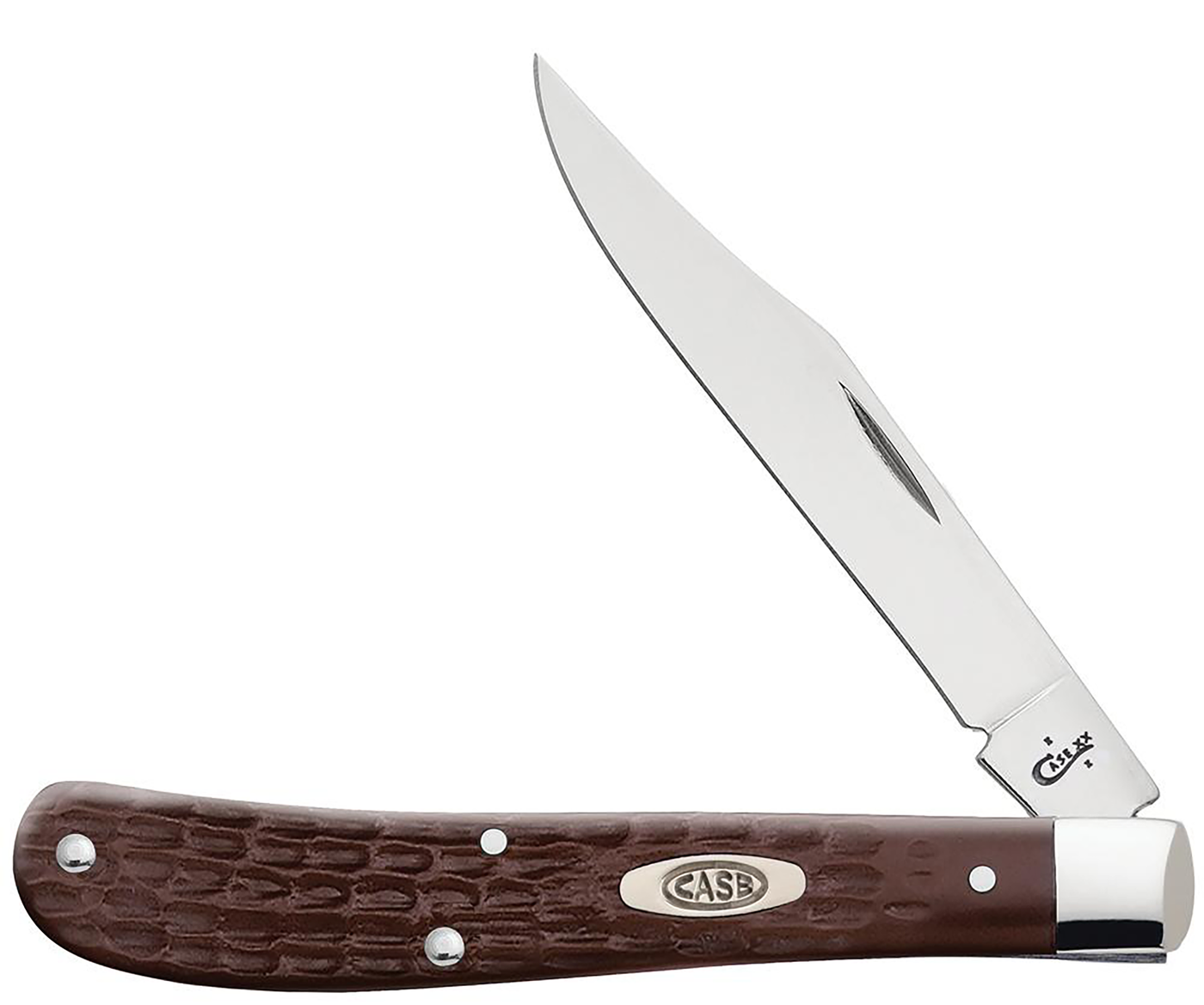 Case Trapper, Case 00135 Brown Syn Standard Jig Slimline Trapper