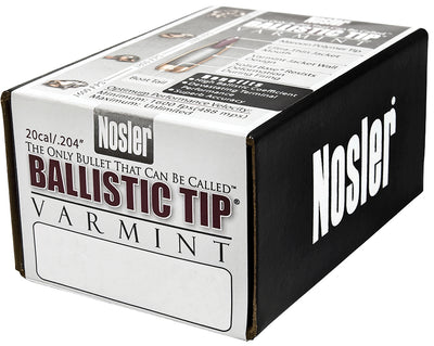 Nosler Ballistic Tip Varmint Bullets .204 Cal. 35 Gr. Spitzer Point 50 Pk.