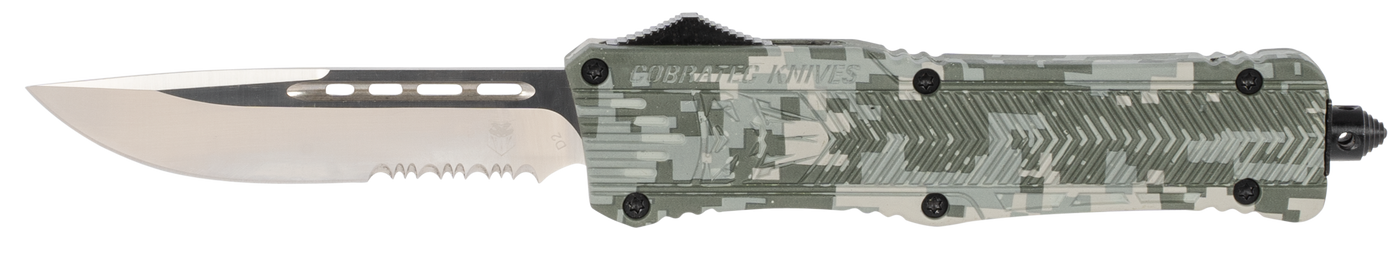 Cobra Tec Knives Llc Ctk-1, Cobra Ladcctk1lds    Lg Ctk1 Army Digicamo Dropser