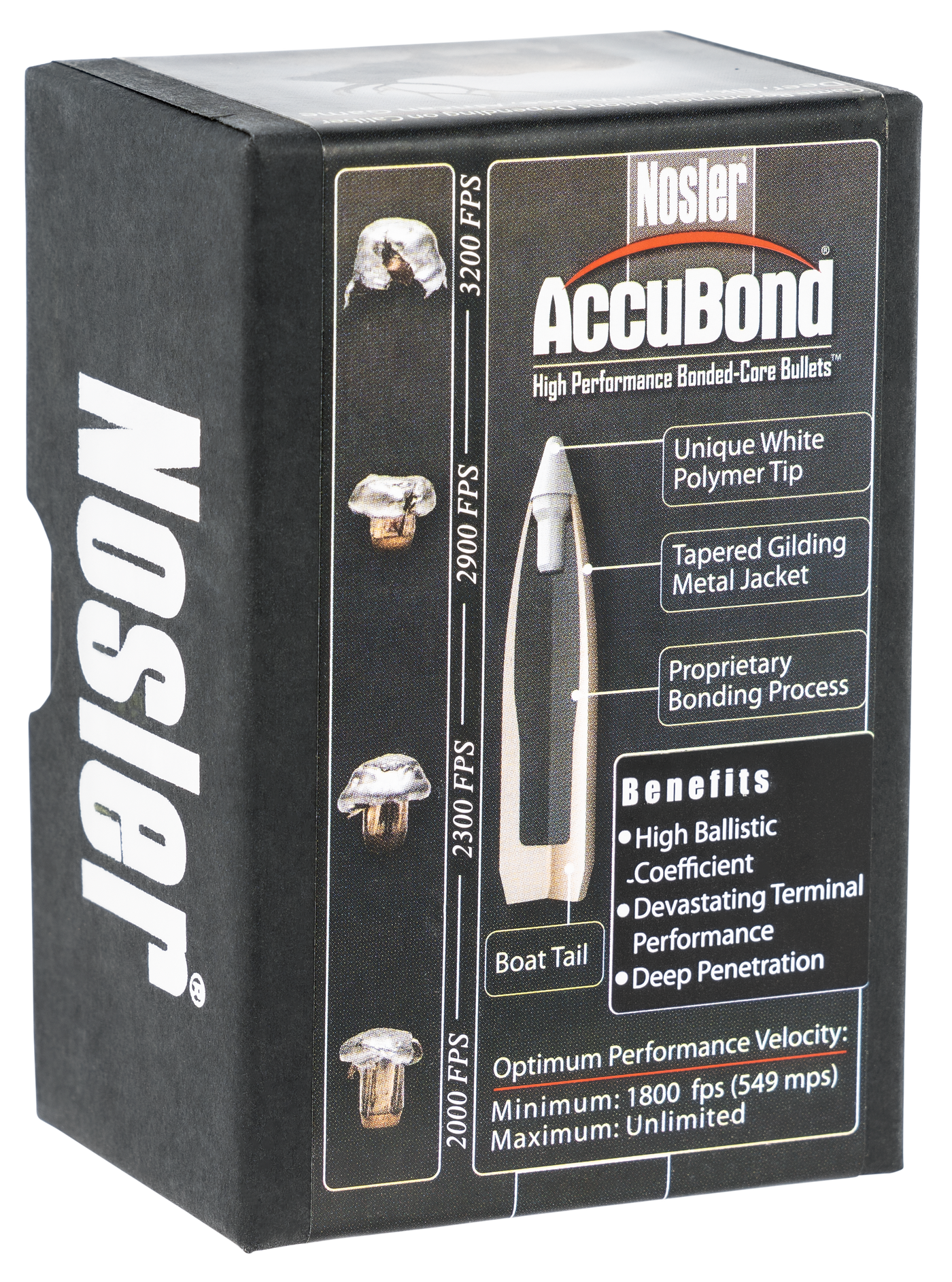 Nosler Accubond Bullets .270 Cal. 130 Gr. Spitzer Point 50 Pk.