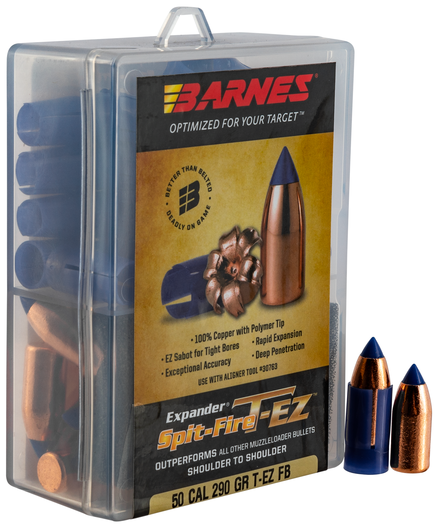 Barnes Bullets Spit-fire T-ez, Brns 30607 .451 50c 290 T-ez Fb     24