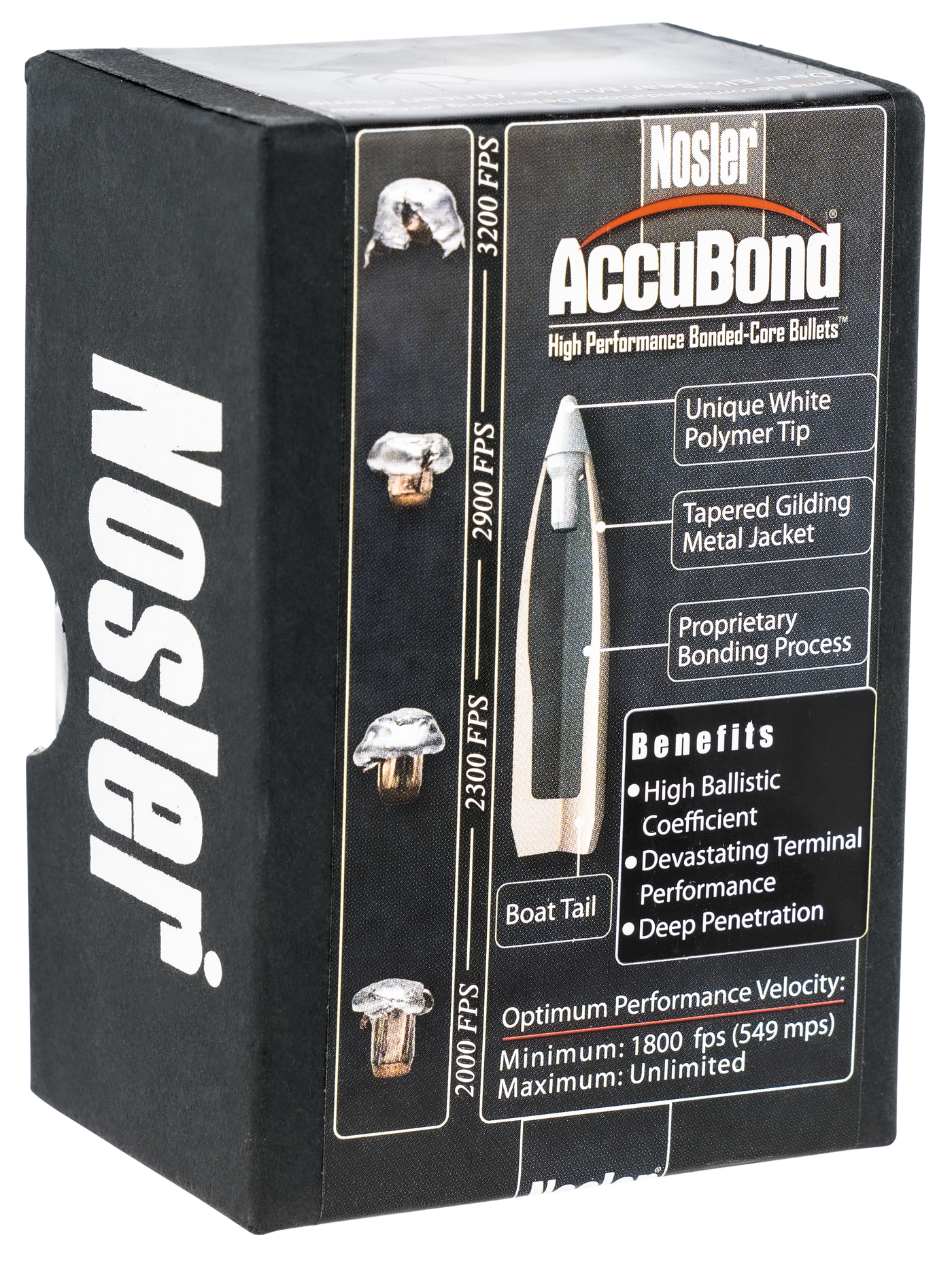 Nosler Accubond Bullets .30 Cal. 150 Gr. Spitzer Point 50 Pk.