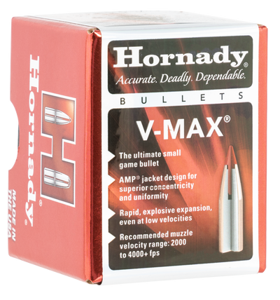 Hornady V-max Bullets 6.5mm .264 95 Gr. V-max 100 Box