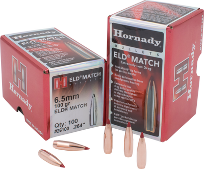 Hornady Bullets 6.5mm .264 - 100gr. Eld-match  100ct