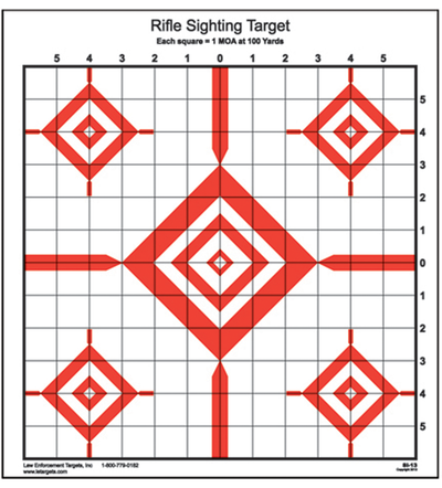 Action Tgt Rifle Sighting 100pk