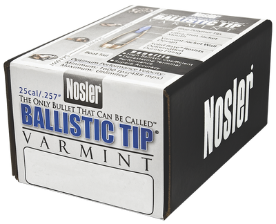 Nosler Bullets 25 Cal .257 - 85gr Ballistic Tip 100ct