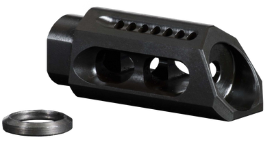 Yhm Slant Muzzle Brake/comp - 5.56mm For 1/2x28 Threads