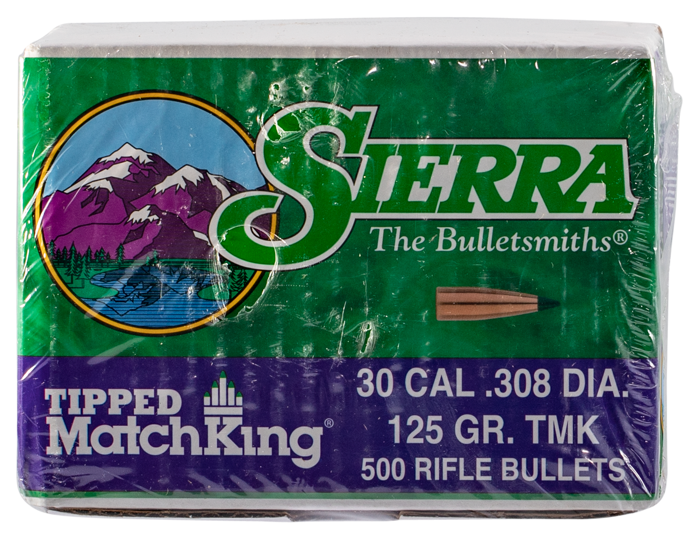 Sierra Tipped Matchking, Sierra 7725c .308 125 Tipped Mk                500