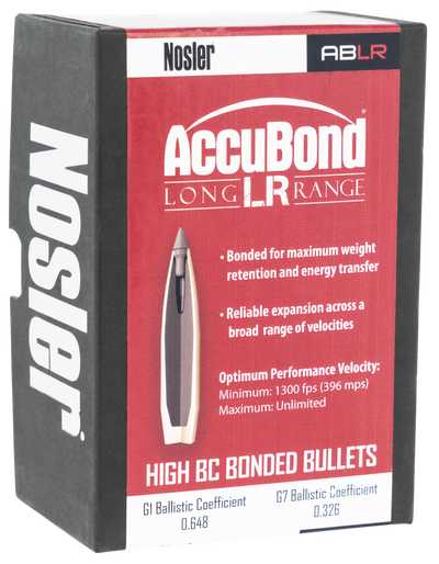 Nosler Accubond Long Range Bullets 7mm 175 Gr. Spitzer Point 100 Pk.