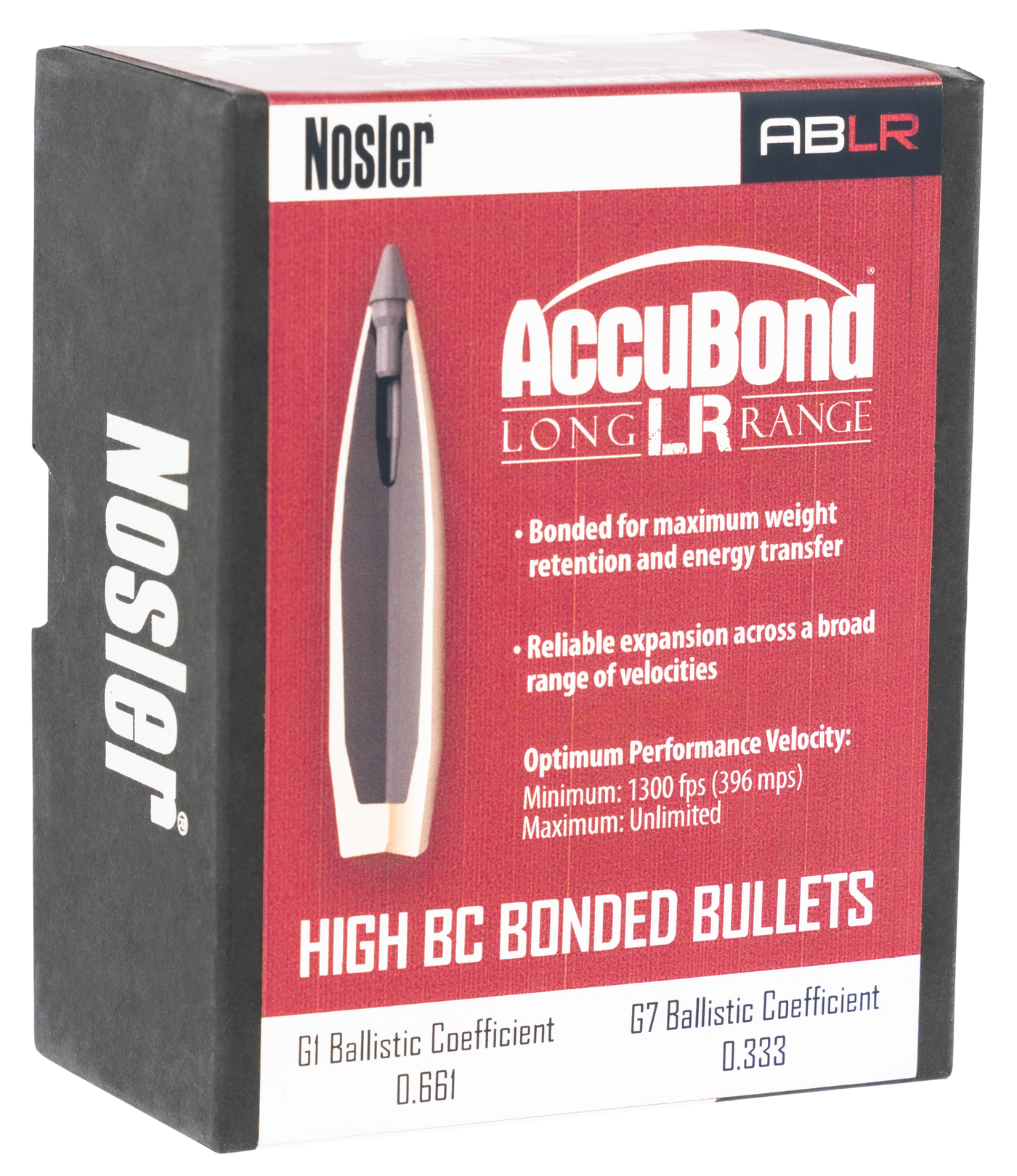 Nosler Accubond Long Range Bullets .30 Cal. 210 Gr. Spitzer Point 100 Pk.
