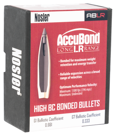 Nosler Accubond Long Range Bullets .30 Cal. 210 Gr. Spitzer Point 100 Pk.