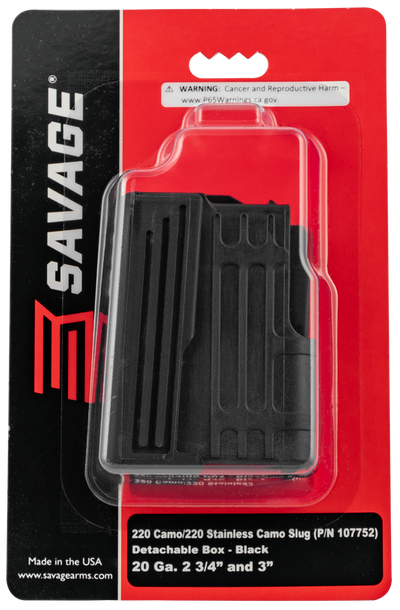 Savage 220 Magazine 20 Ga. 2 Rd.