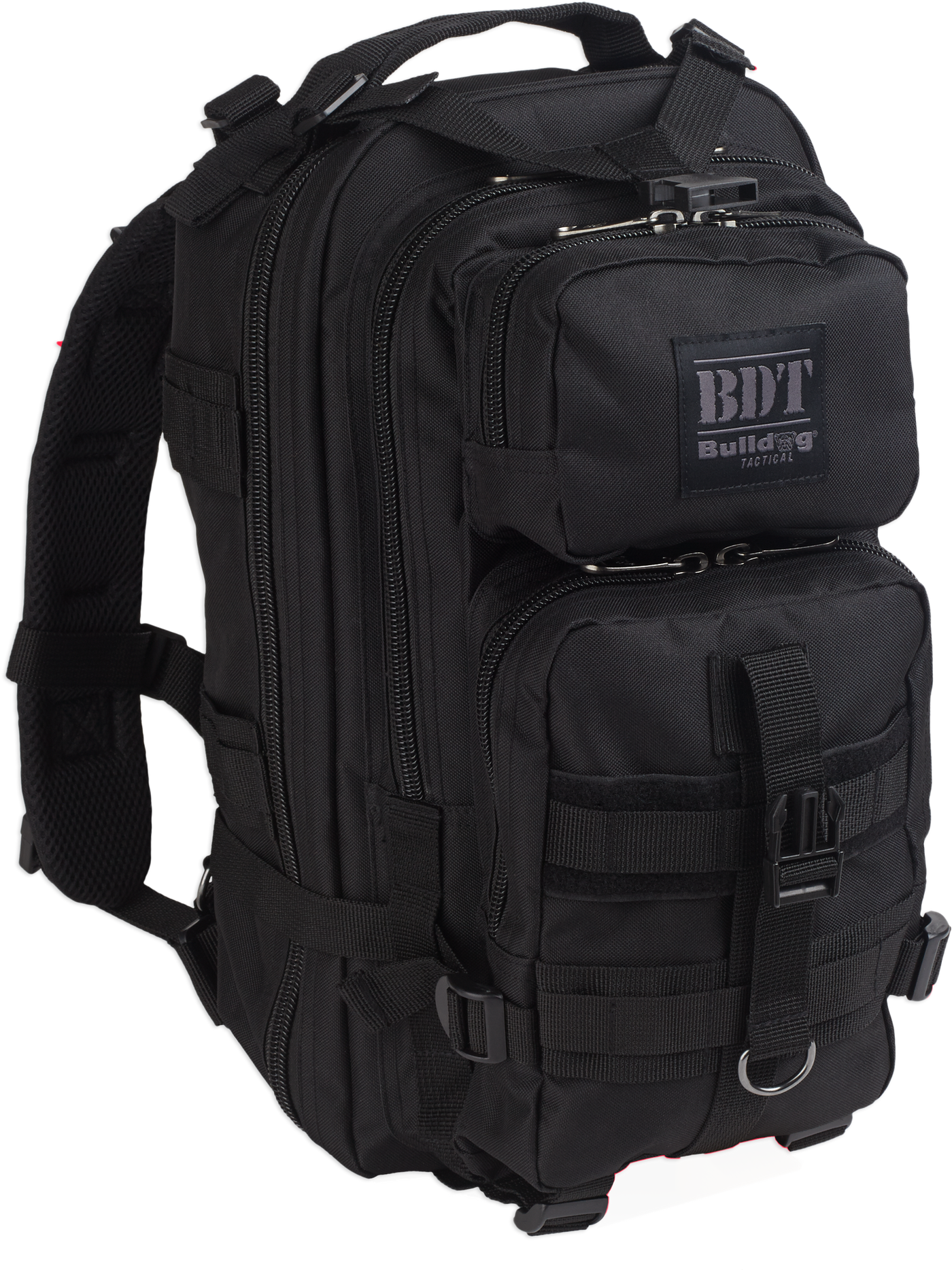 Bulldog Compact Backpack Black - W/ Molle