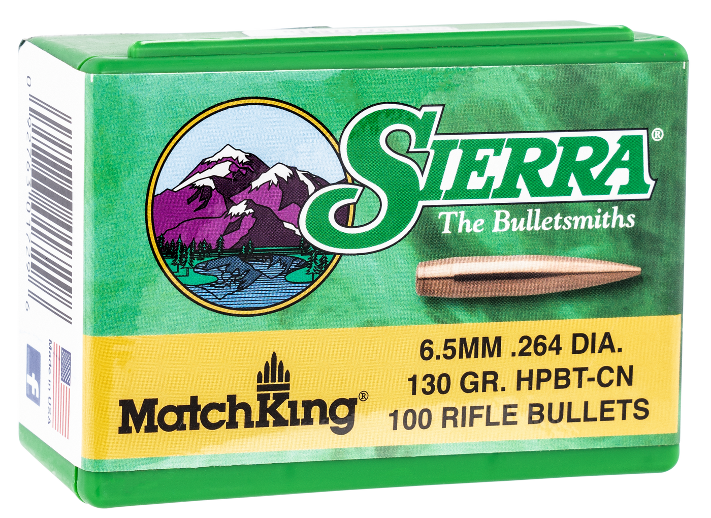 Sierra Matchking, Sierra 1729  Bull .264  130 Match King         100