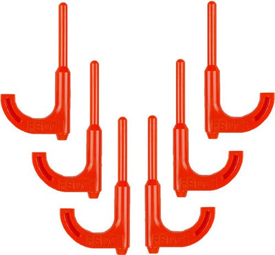 Fsdc Loaded Chamber Indicator - Safety Flags Orange Rifle 6pk