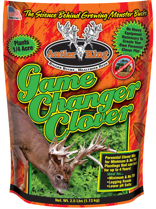 Antler King Game Changer - Clover 2.5# Perenial 1/4 Acre