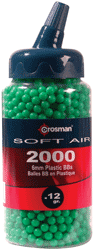 Crosman Softair 6mm Plastic - Bb's 2000 Count Jar With Spout