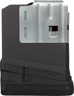Lancer Magazine L7awm Sr-25 - 7.62x51 5rd Opaque Black