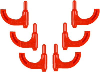 Fsdc Loaded Chamber Indicator - Safety Flags Orange Pistol 6pk