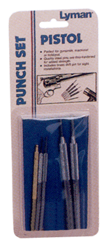 Lyman Pistol Punch Set - 5 Punches