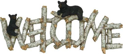 Rivers Edge Birch Bear Welcome - Plaque