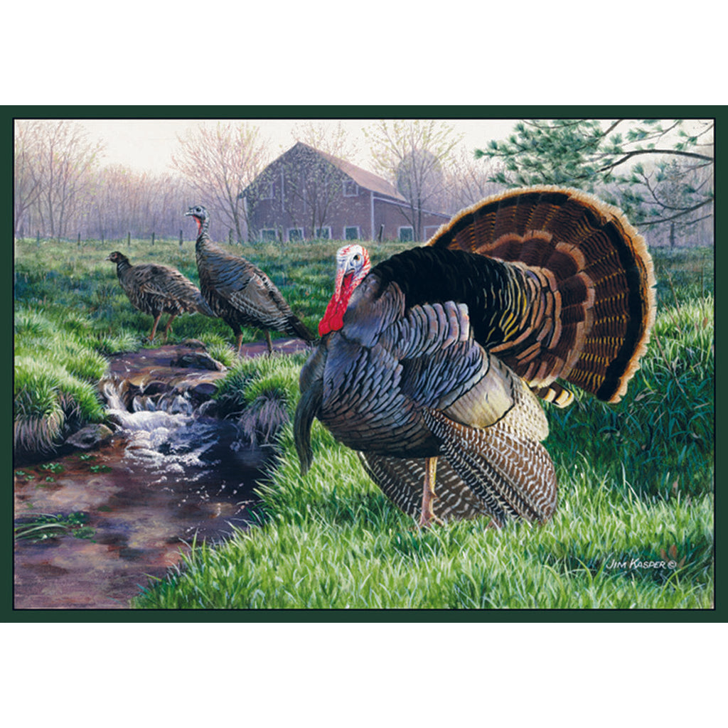Custom Printed Rug Wild Turkey