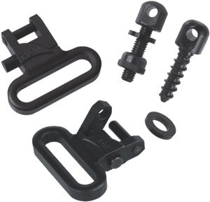 Toc Talon 1" Swivels & Screw - Set Quick Release Steel Black