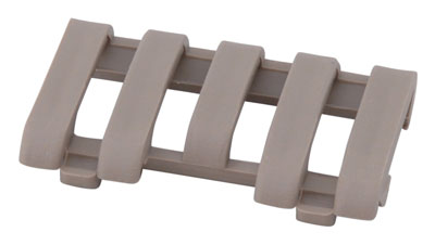 Ergo Grip Rail Cover Wire Loom - 5 Slot Picatinny Fde 1pk