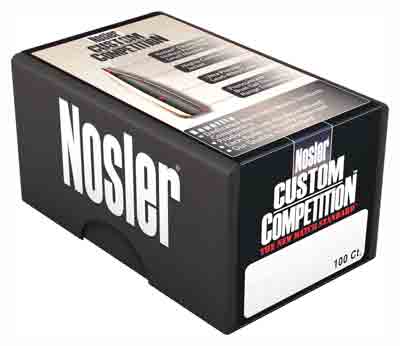 Nosler Bullets 22 Cal .224 - 80gr Hp-bt Custom Comp. 100ct_