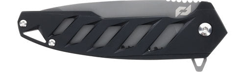 Schrade Knife Ventricle Clear - Folder 3" Tanto Matte Ss/black