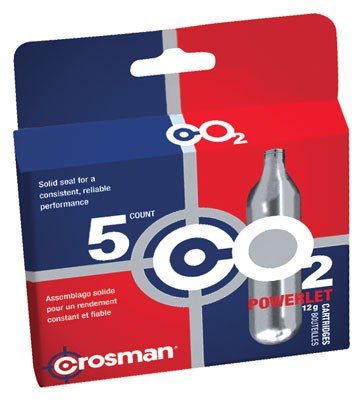 Crosman Co2 Powerlets Case Lot - 12 Boxes Of 5 Each