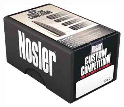 Nosler Bullets 30 Cal .308 - 168gr Hp-bt Custom Comp. 250ct