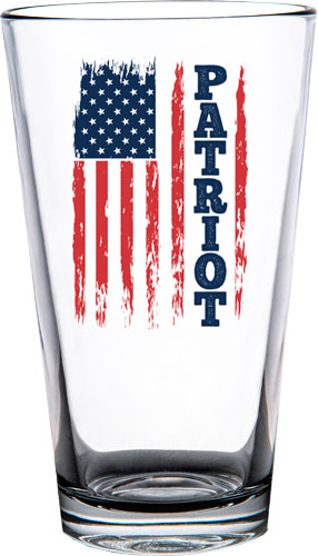 2 Monkey Americana Pint Glass - Patriot Flag