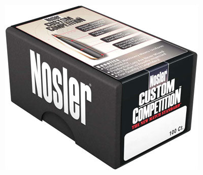Nosler Bullets 22 Cal .224 - 77gr Hp-bt Custom Comp. 250ct
